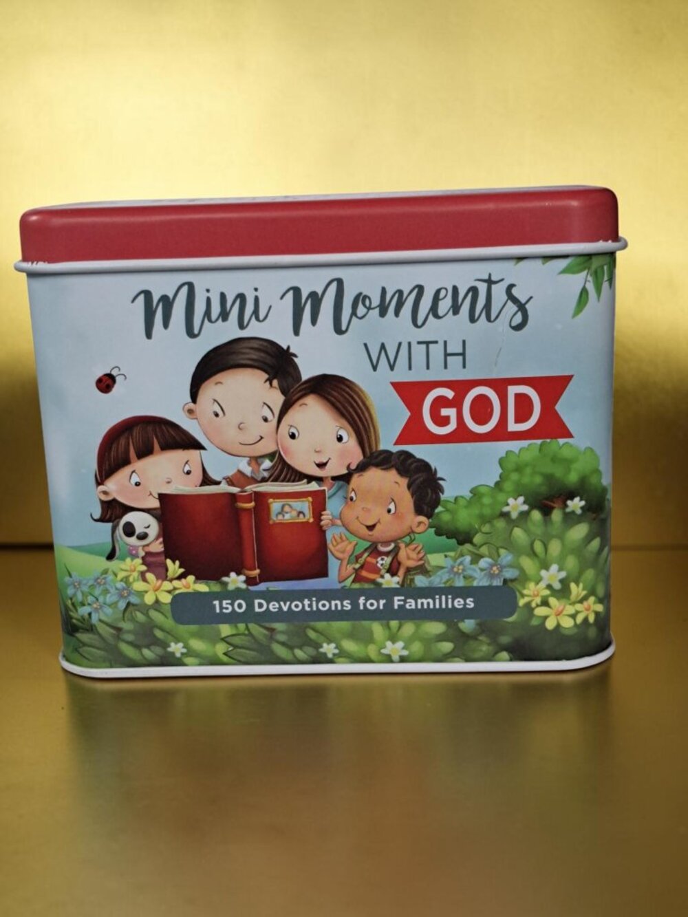 Prayer Cards In Tin-Mini Moments With God For Families